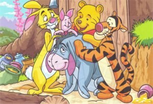 Coco Lapin, Porcinet, Winnie l&rsquo;Ourson, Tigrou & Bourriquet