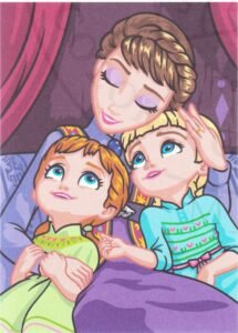 Reine Iduna, Anna (enfant) & Elsa (enfant)