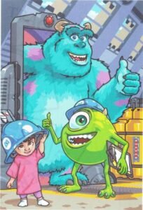 Sulli, Bob Razowski (Mike Wazowski) & Bouh