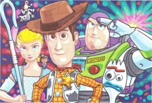 Bo Peep, Woody & Buzz l&rsquo;Éclair