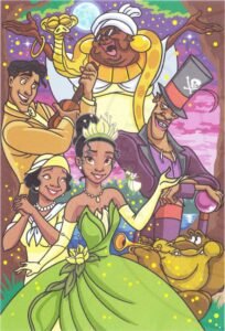 Prince Naveen, Mama Odie, Tiana & Docteur Facilier