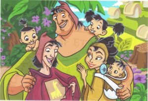 Pacha, Chicha, Chaca, Tipo, Yupi & Kuzco
