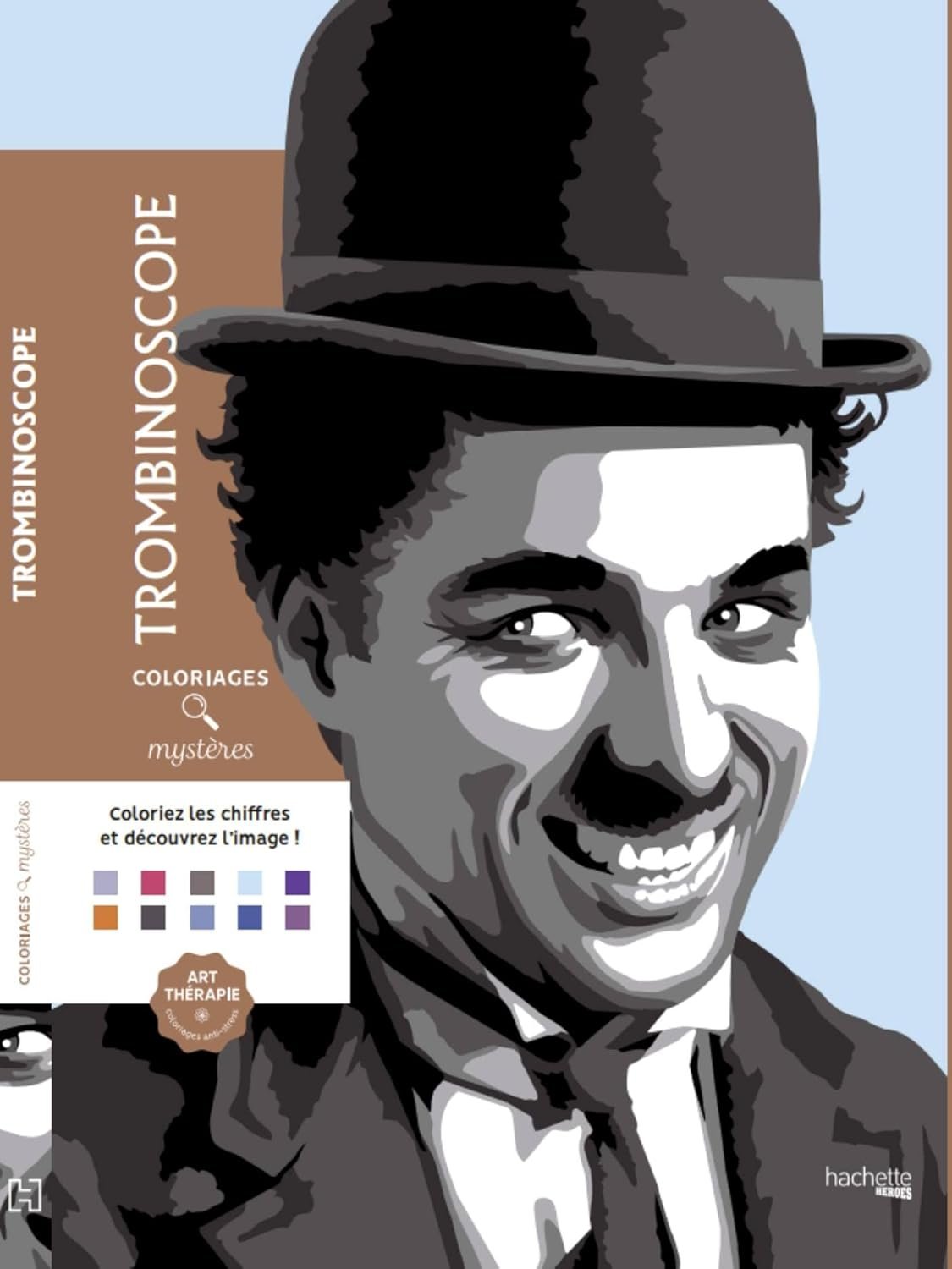 Couverture du Trombinoscope: 100 portraits à colorier