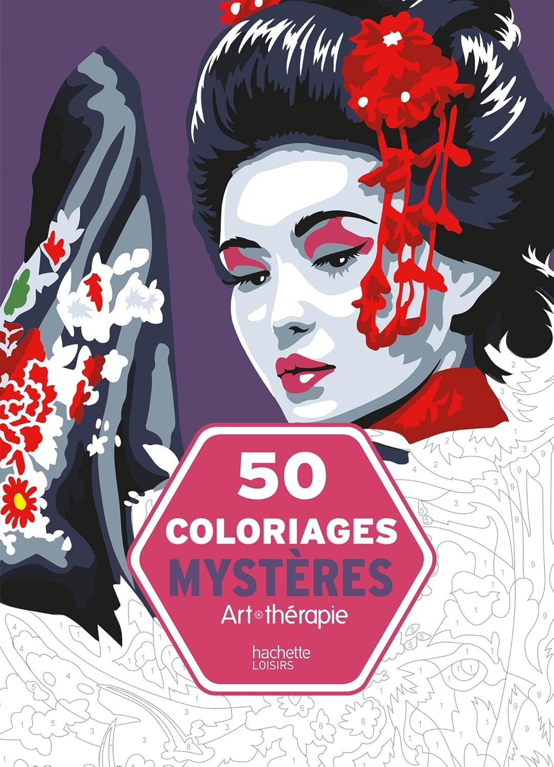 Couverture du 50 coloriages mystères